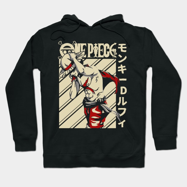 Monkey D. Luffy Anime Hoodie by BeeDart